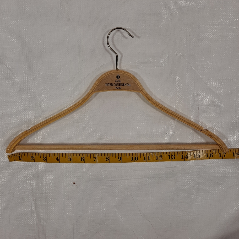 Intercontinental Hotel Paris Wooden Hanger - Picture 5 of 12